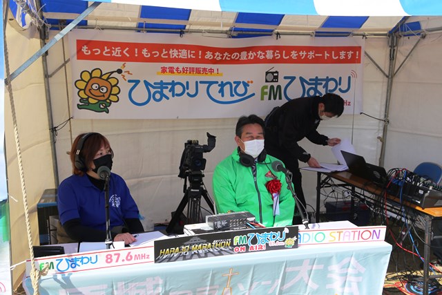 FMひまわりに小豆島町の大江町長が出演