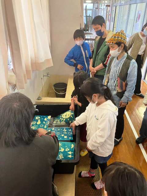 制作する様子
