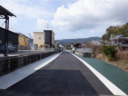 旧原城駅付近終点側から