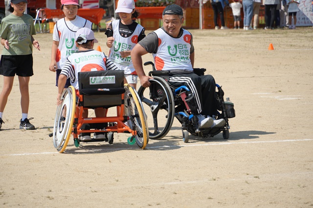 車イスリレー2