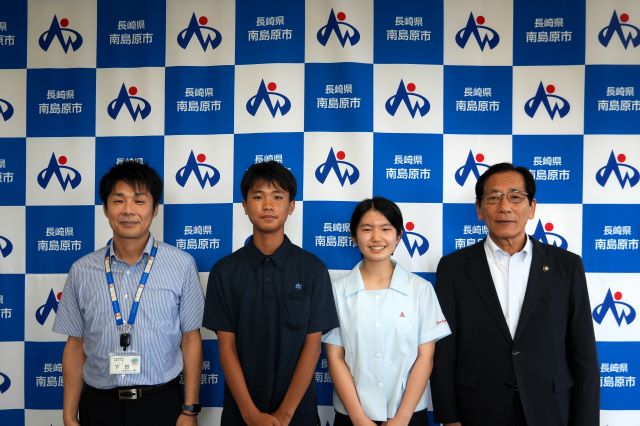 天正遣欧少年使節ゆかりの地中学生を派遣の画像