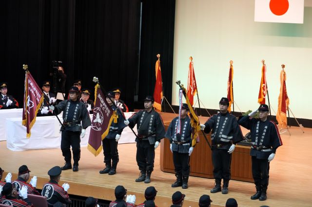 （HP6）無火災表彰を受ける消防団DSC01979 - コピー