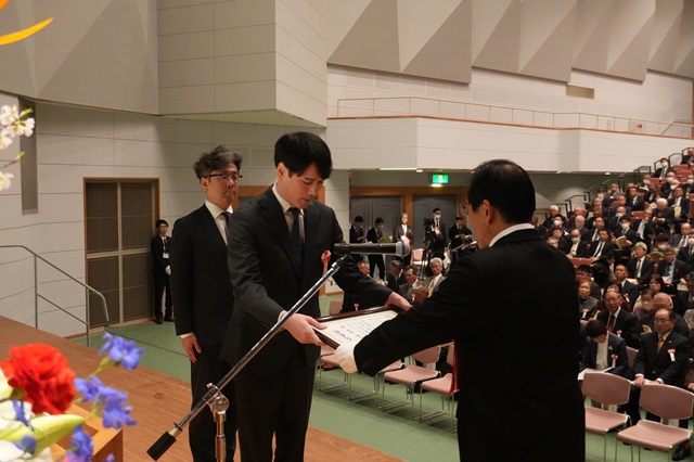 ⑧表彰状授与（記念表彰）