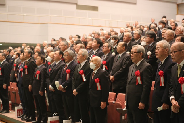 ⑥全体写真（来賓側）