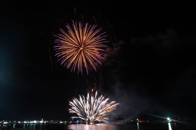 夏の海祭「マリンフェスタinくちのつ」にぎわうの画像