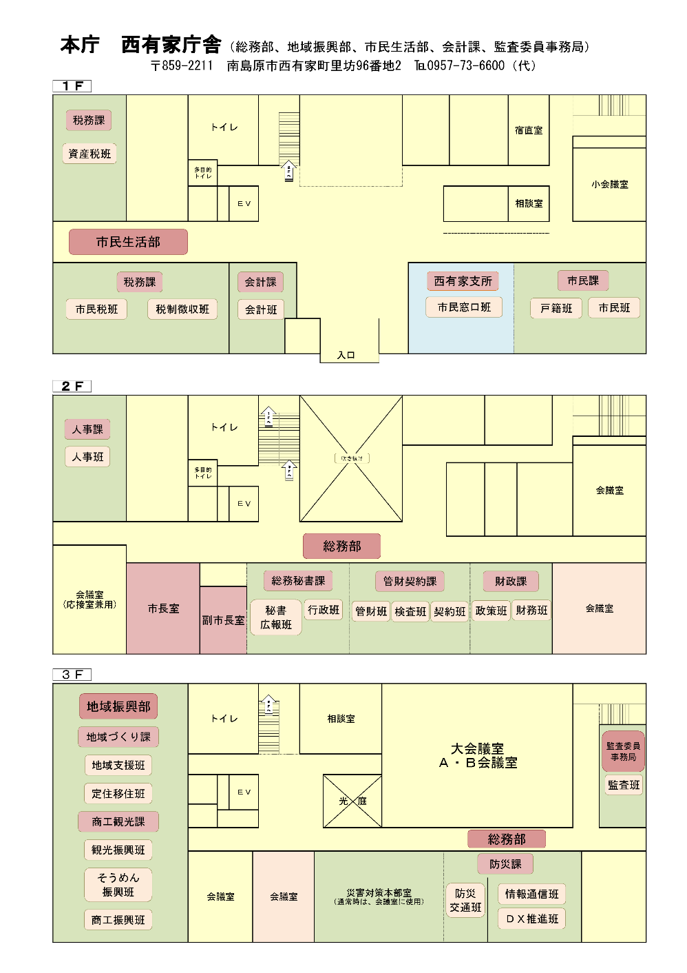 西有家庁舎（R5.4現在）