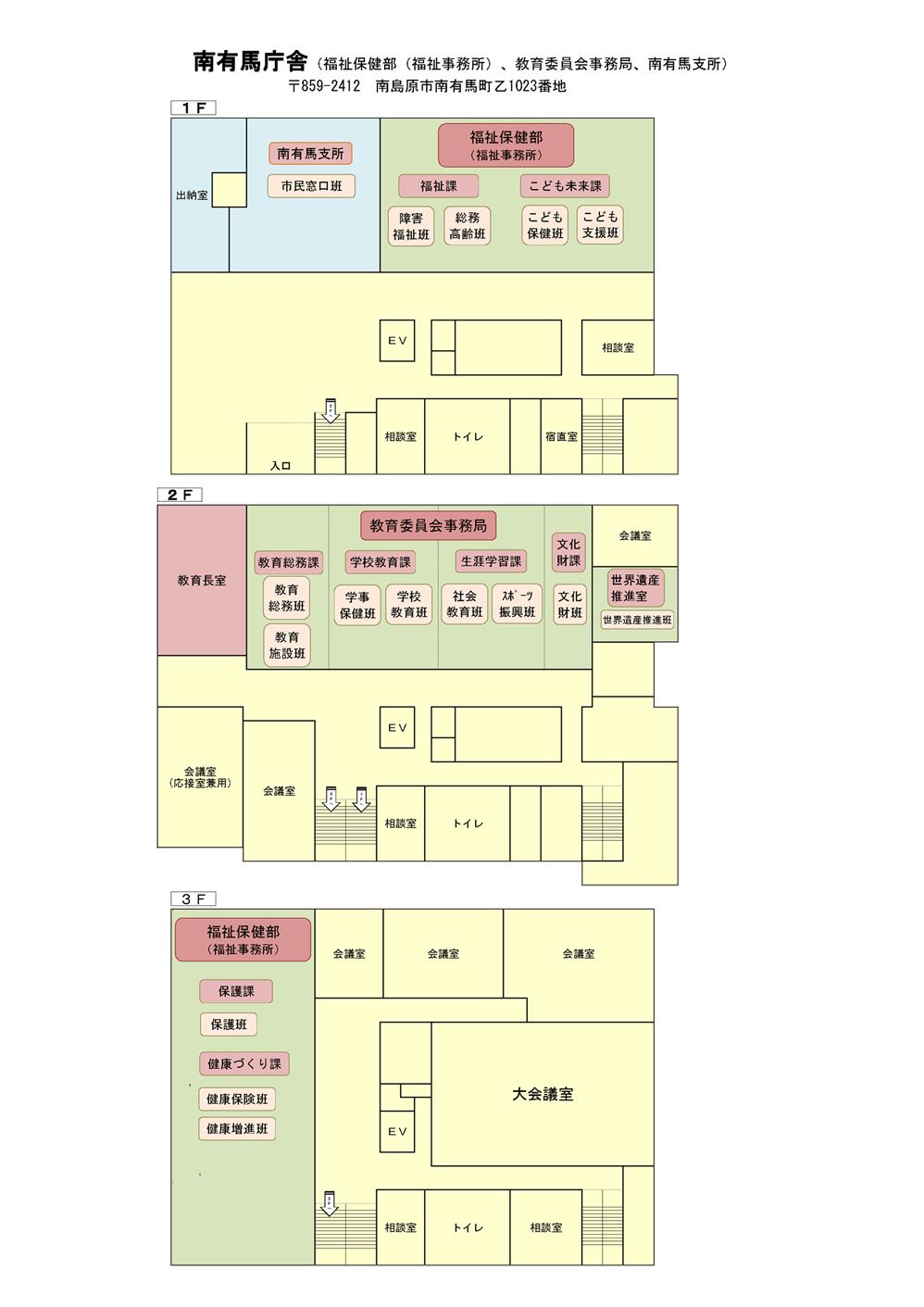 南有馬庁舎（R4.4現在）