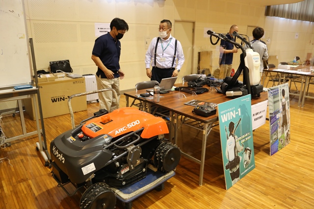 スマート農業機材の展示 スマート農業機材の展示