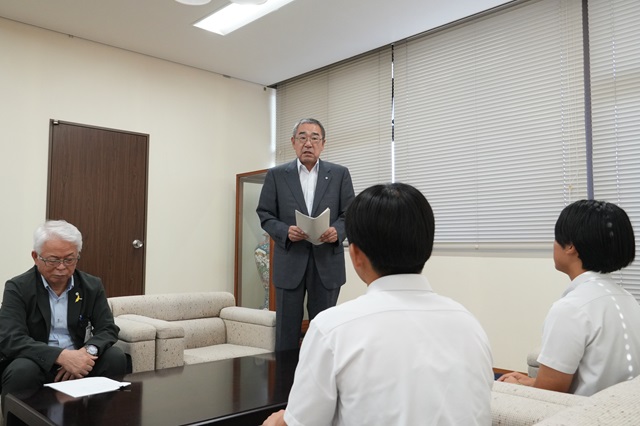 副市長激励